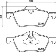 8DB 355 009-171 Sada brzdových platničiek kotúčovej brzdy HELLA