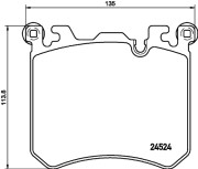 8DB 355 020-431 Sada brzdových platničiek kotúčovej brzdy HELLA