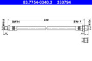 83.7754-0340.3 Brzdová hadica ATE