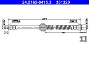 24.5165-0415.3 Brzdová hadica ATE