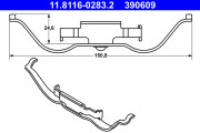 11.8116-0283.2 Prużina brzdového strmeňa ATE