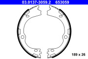 03.0137-3059.2 Sada brzd. čeľustí parkov. brzdy ATE