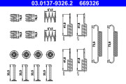 03.0137-9326.2 Sada príslużenstva čeľustí parkovacej brzdy ATE