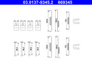 03.0137-9345.2 Sada príslużenstva brzdovej čeľuste ATE