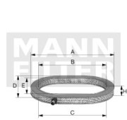 C 54 121 Vzduchový filter MANN-FILTER