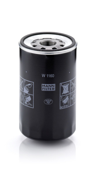 W 1160 Olejový filter MANN-FILTER