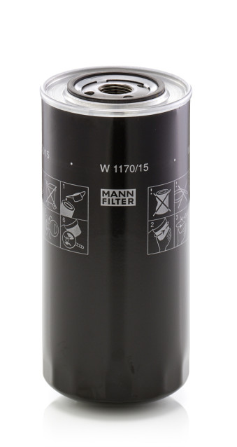 W 1170/15 Olejový filter MANN-FILTER