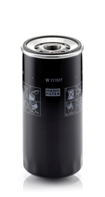 W 1170/7 Olejový filter MANN-FILTER