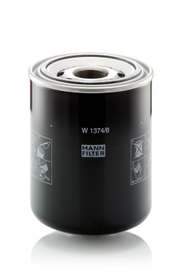 W 1374/6 Filter pracovnej hydrauliky MANN-FILTER