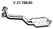 21.788.80 Predný tlmič výfuku EBERSPÄCHER