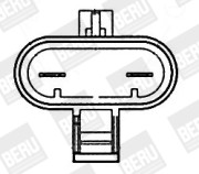 LE071 Ventilátor chladenia motora BorgWarner (BERU)