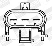 LE619 Ventilátor chladenia motora BorgWarner (BERU)