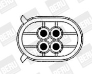 LE645 Ventilátor chladenia motora BorgWarner (BERU)