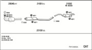 FIH14905A Výfukový systém WALKER