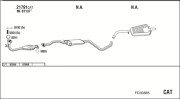 FO30885 Výfukový systém WALKER