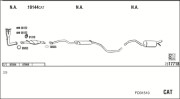 FO31510 Výfukový systém WALKER