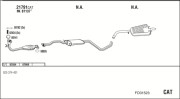 FO31523 Výfukový systém WALKER