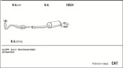 FOK101118AA Výfukový systém WALKER