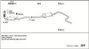 FOK101118EA Výfukový systém WALKER