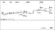 HO60025 Výfukový systém WALKER