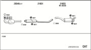 LNK025512A Výfukový systém WALKER