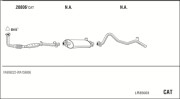 LR35003 Výfukový systém WALKER