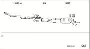 MB22002 Výfukový systém WALKER
