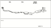 MB33713 Výfukový systém WALKER