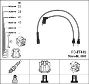 0661 Sada zapaľovacích káblov NGK
