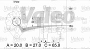 433445 Alternátor VALEO RE-GEN REMANUFACTURED VALEO