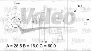 433483 Alternátor VALEO RE-GEN REMANUFACTURED VALEO