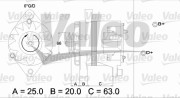 436103 Alternátor VALEO RE-GEN REMANUFACTURED VALEO