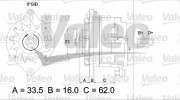 436109 Alternátor VALEO RE-GEN REMANUFACTURED VALEO