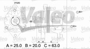 436111 Alternátor VALEO RE-GEN REMANUFACTURED VALEO