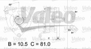 436175 Alternátor VALEO RE-GEN REMANUFACTURED VALEO