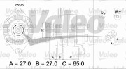 436280 Alternátor VALEO RE-GEN REMANUFACTURED VALEO