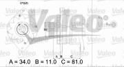 436301 Alternátor VALEO RE-GEN REMANUFACTURED VALEO