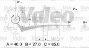 436308 Alternátor VALEO RE-GEN REMANUFACTURED VALEO