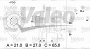 436403 Alternátor VALEO RE-GEN REMANUFACTURED VALEO