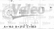 436474 Alternátor VALEO RE-GEN REMANUFACTURED VALEO