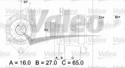 436475 Alternátor VALEO RE-GEN REMANUFACTURED VALEO