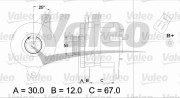 436540 Alternátor VALEO RE-GEN REMANUFACTURED VALEO