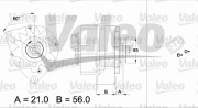 436556 Alternátor VALEO RE-GEN REMANUFACTURED VALEO