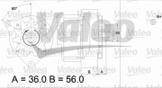 436574 Alternátor VALEO RE-GEN REMANUFACTURED VALEO