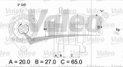 436617 Alternátor VALEO RE-GEN REMANUFACTURED VALEO