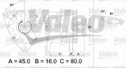 436623 Alternátor VALEO RE-GEN REMANUFACTURED VALEO