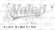 436700 Alternátor VALEO RE-GEN REMANUFACTURED VALEO