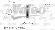 436755 Alternátor VALEO RE-GEN REMANUFACTURED VALEO