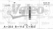 437051 Alternátor VALEO RE-GEN REMANUFACTURED VALEO