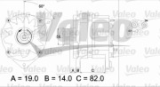 437123 Alternátor VALEO RE-GEN REMANUFACTURED VALEO